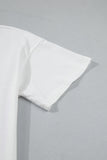 Circus Cheetah Cotton T Shirt White Medium