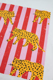 Circus Cheetah Cotton T Shirt White Medium