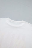 Circus Cheetah Cotton T Shirt White Medium