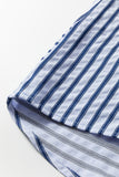 Emerson Striped Shirt Blue Small