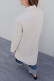 Latte Long Line Coat Large