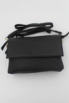 Taylor Black Leather Shoulder Bag