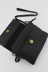 Taylor Black Leather Shoulder Bag