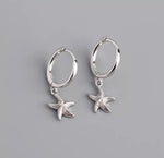 Stirling Silver Starfish earrings