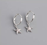 Stirling Silver Starfish earrings