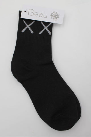 Black Kisses Socks (price per pair)